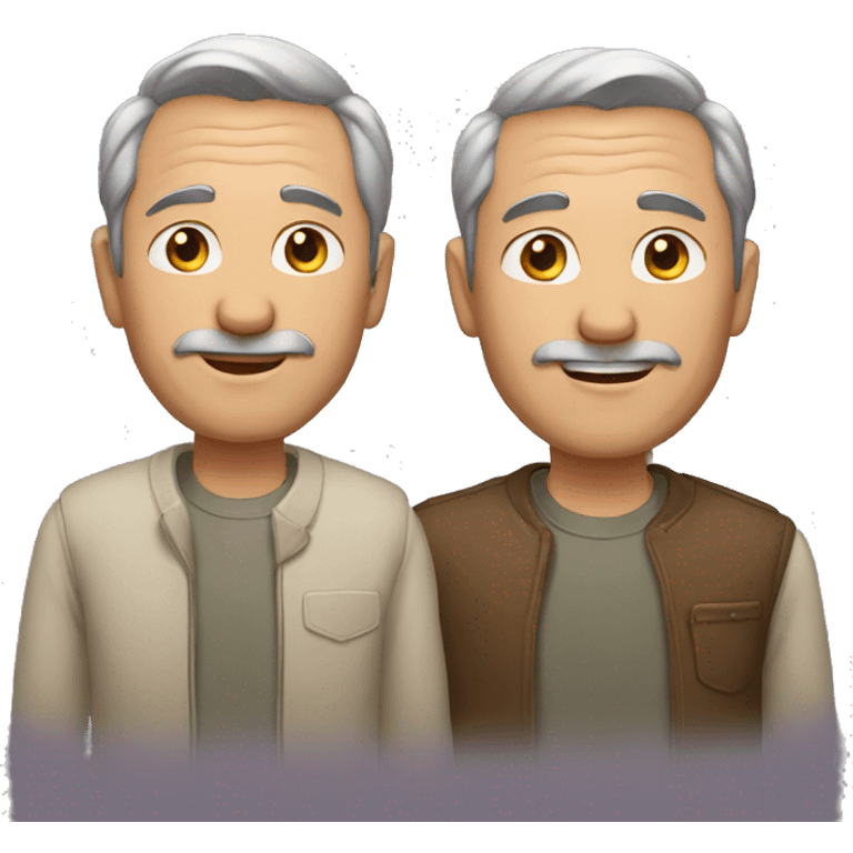 two men middle aged emoji