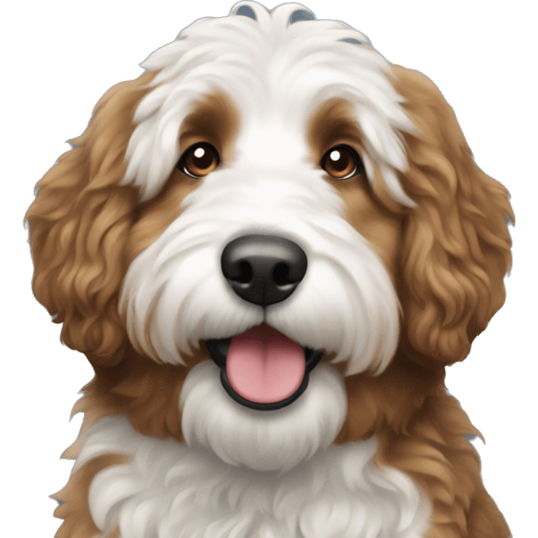 Bernedoodle dog emoji