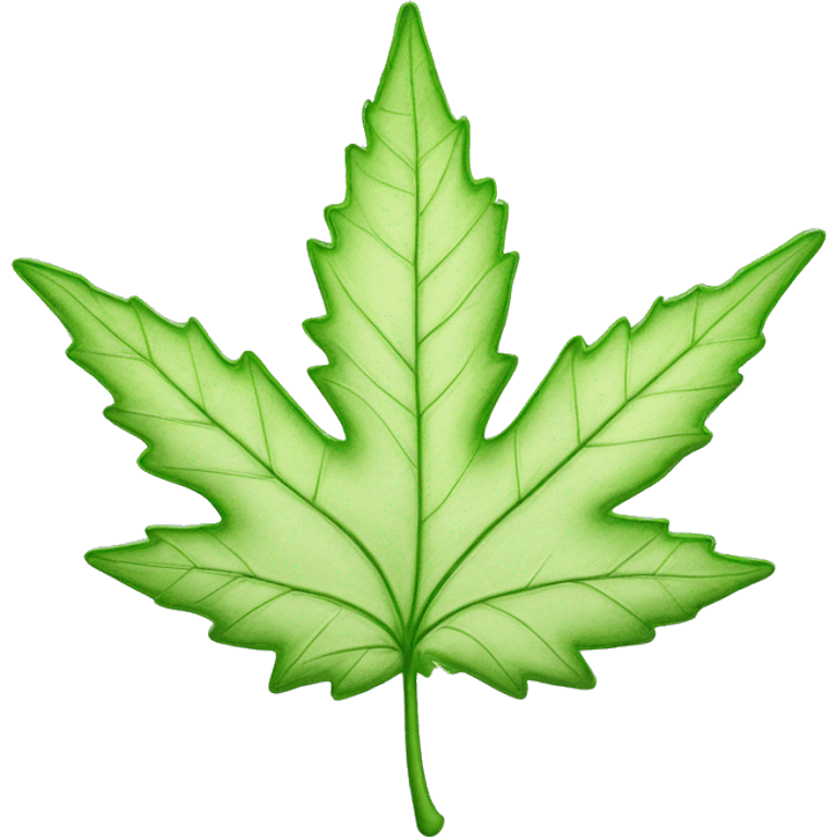 Canabis leaf emoji