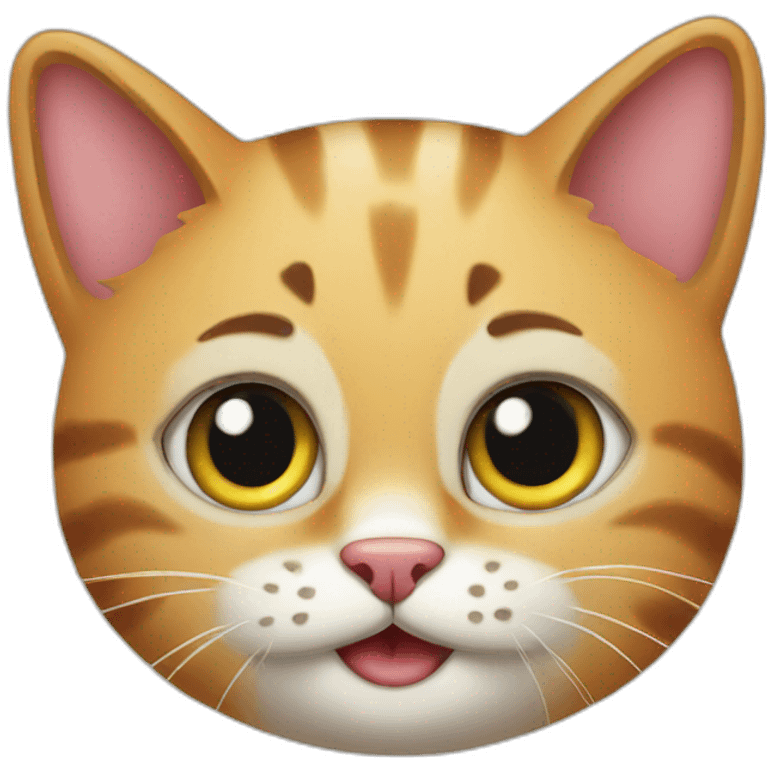 Funny cat emoji