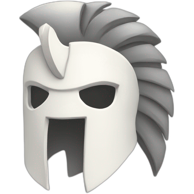 trojan white emoji