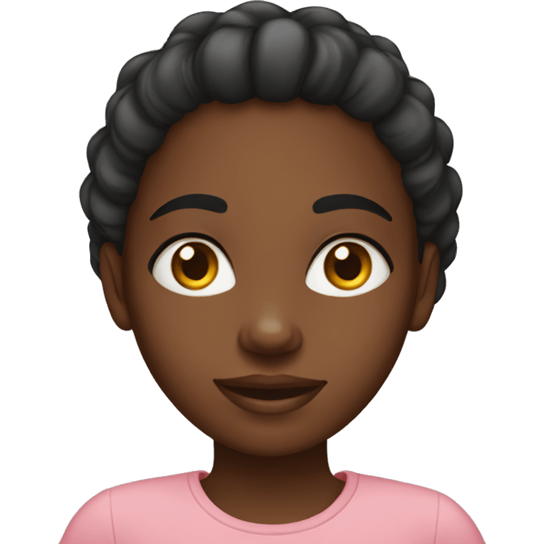 Black girl emoji