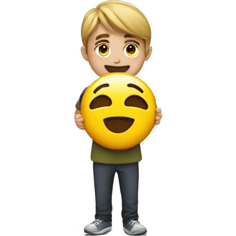 students with mon emoji