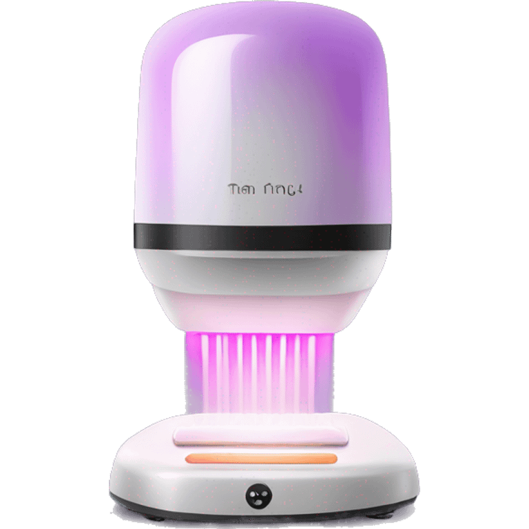 Realistic uv nail lamp emoji