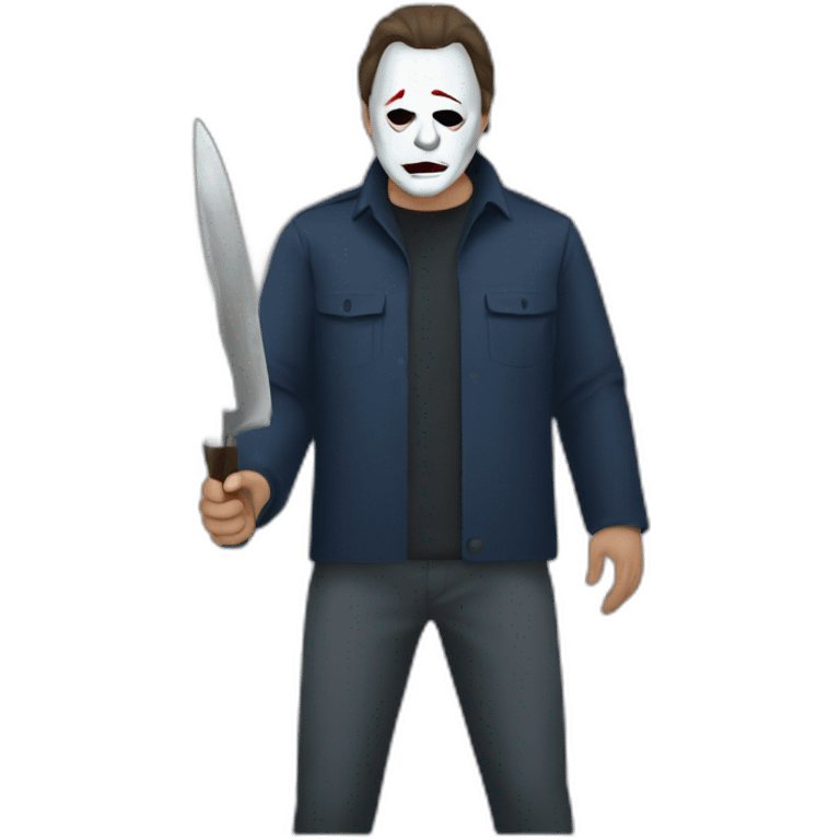 michael myers drunk emoji