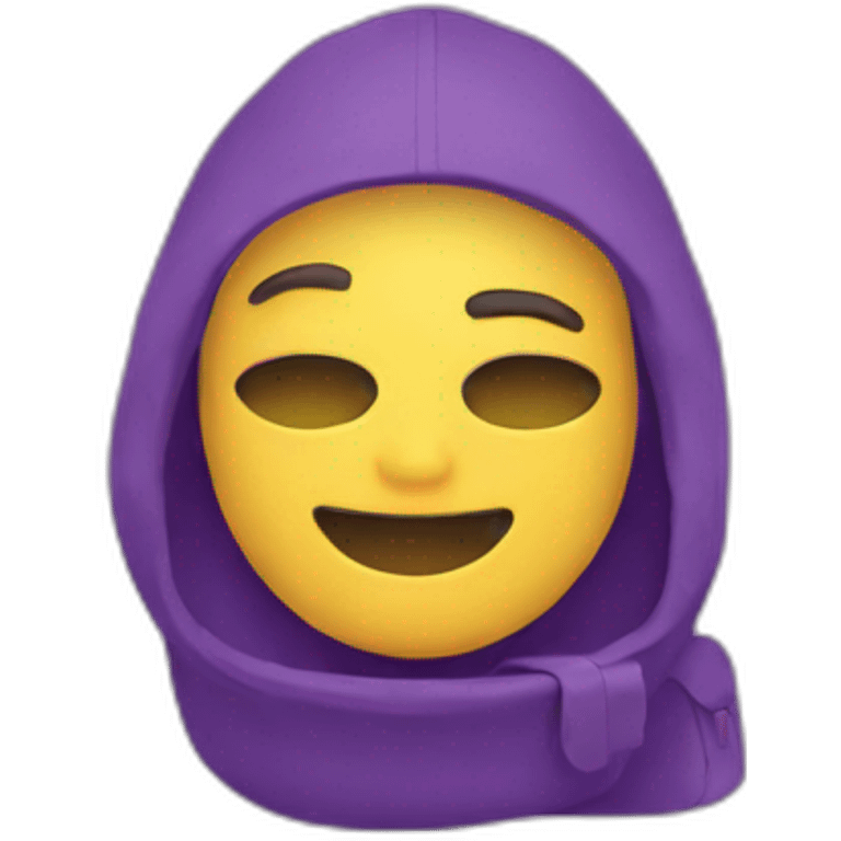 TRAVEL in yellow and violet colors emoji