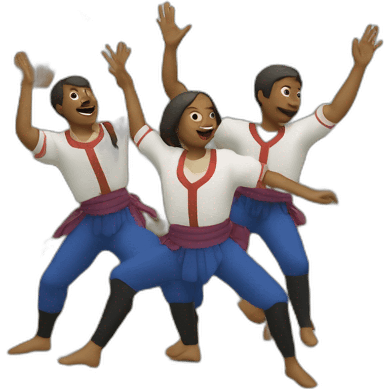 Danse folklorique niçoise emoji