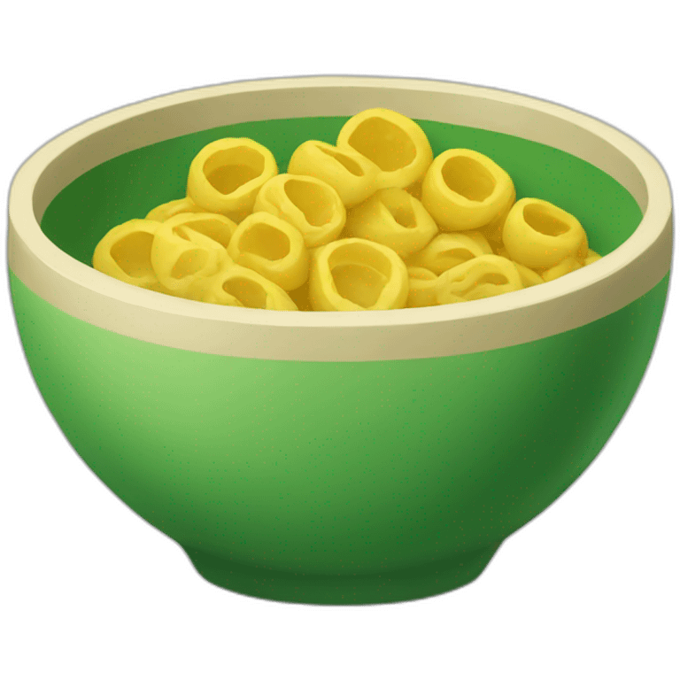 green bowl emoji