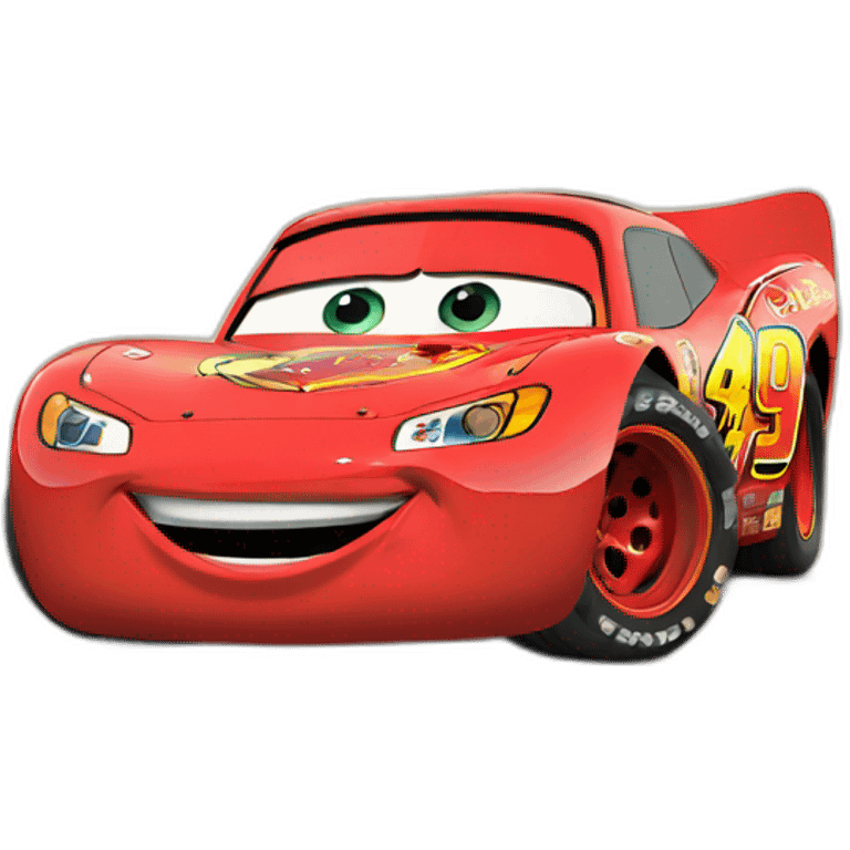 Lightning mcqueen  emoji