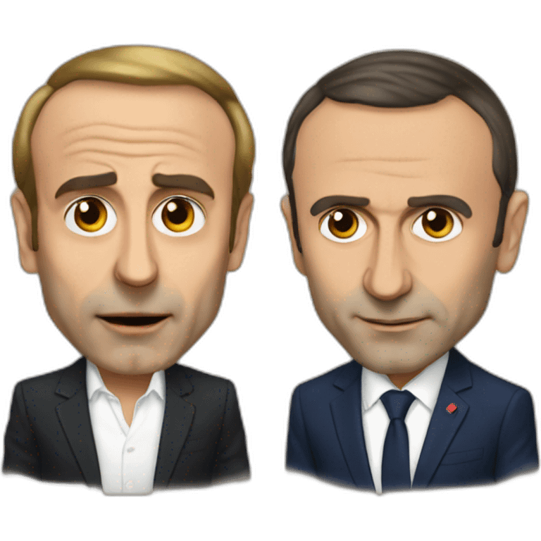 Zemmour vs macron emoji