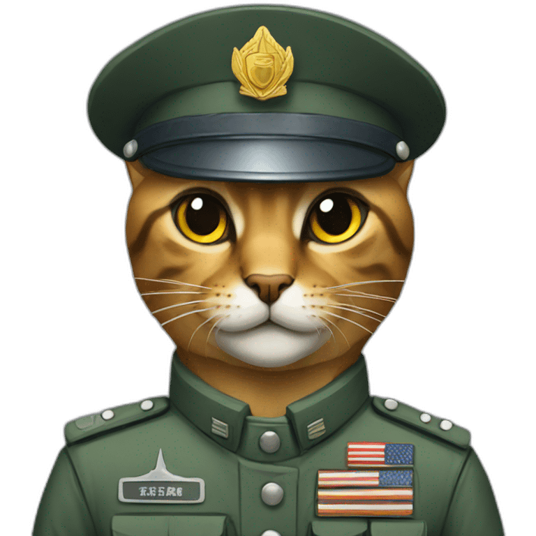 military cat emoji