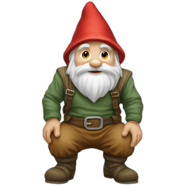 gnome-squatting emoji