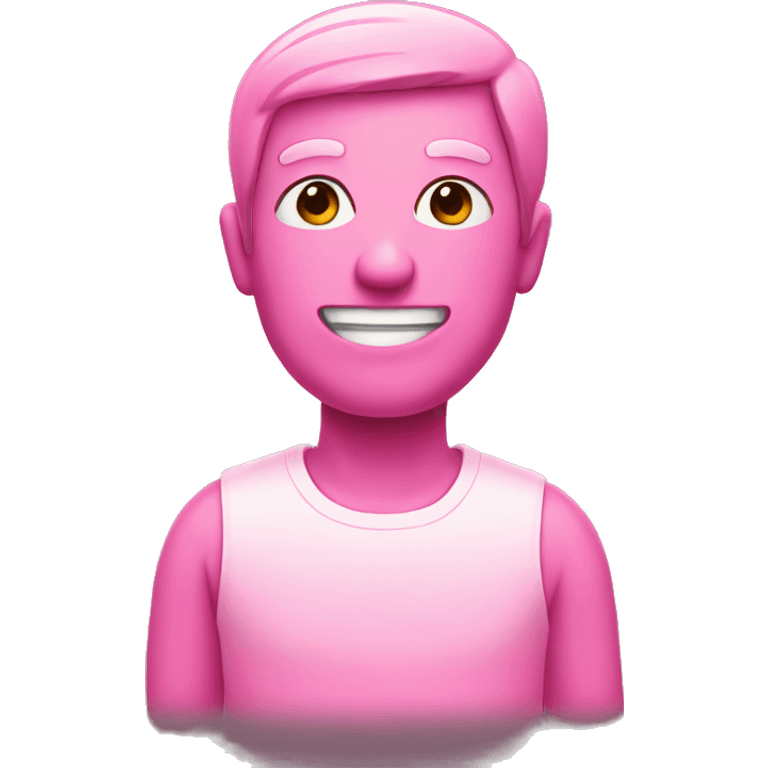 Pink man  emoji