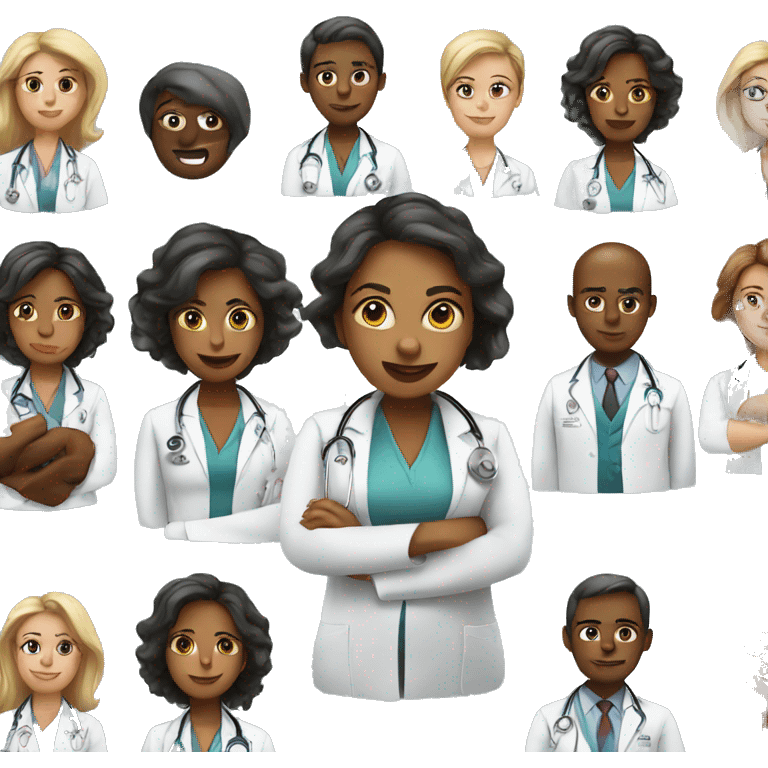 A women doctor funny emoji