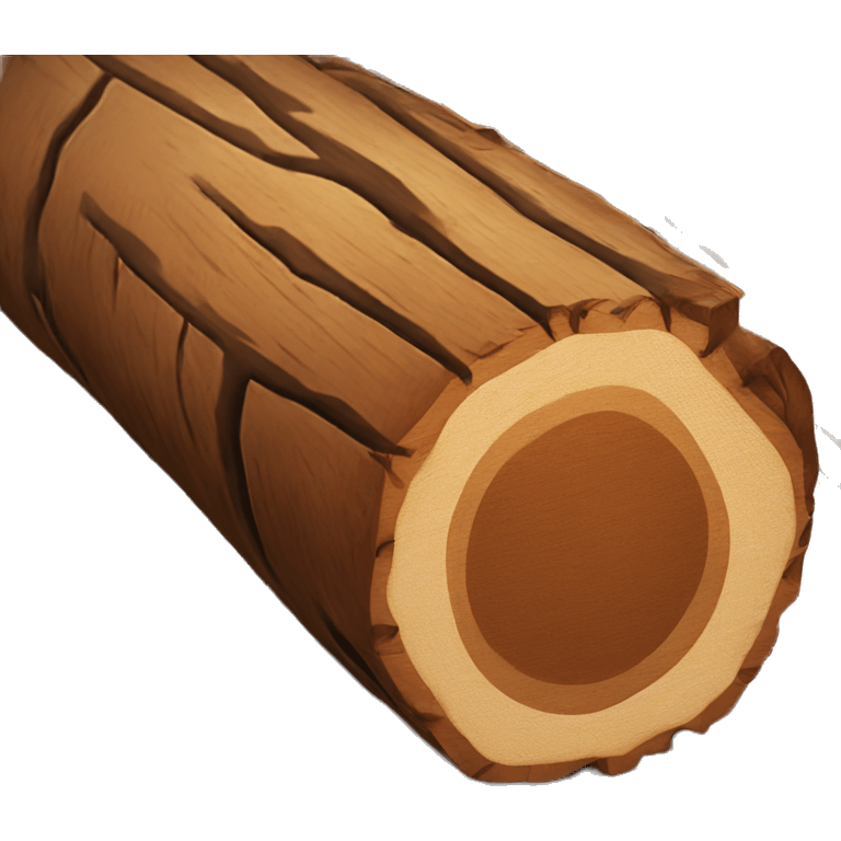 Wooden log emoji