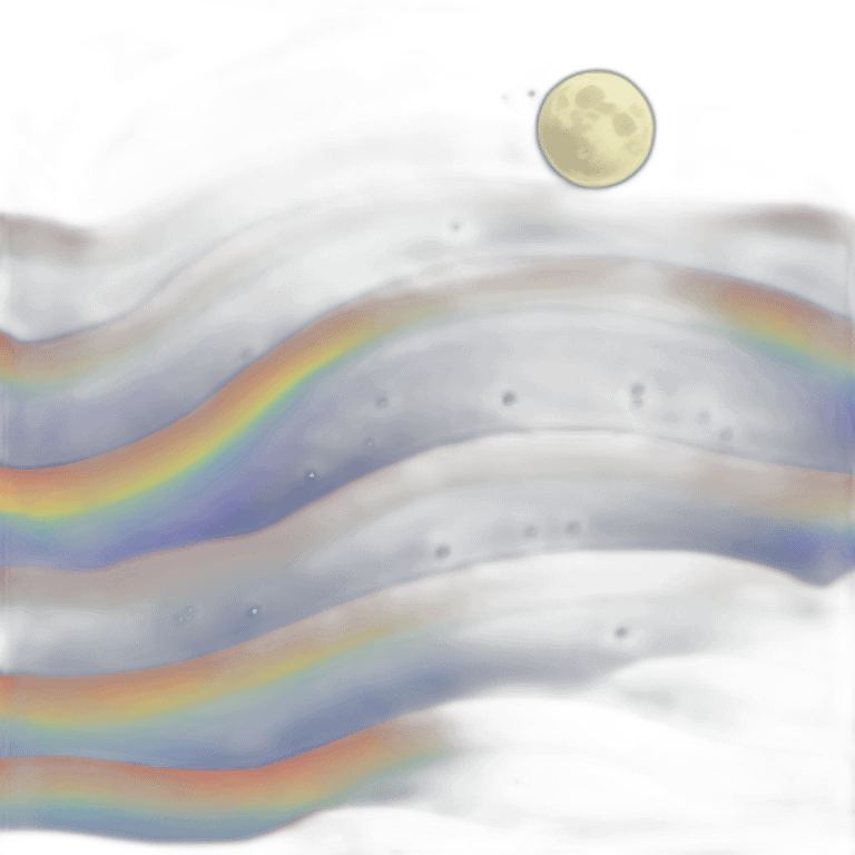 moon rainbow emoji