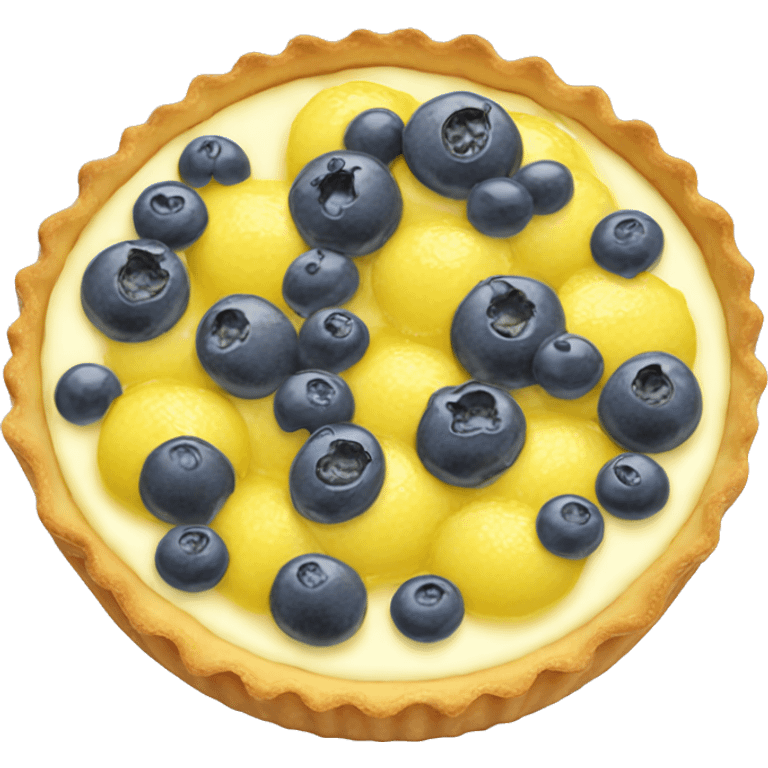 Lemon tart emoji