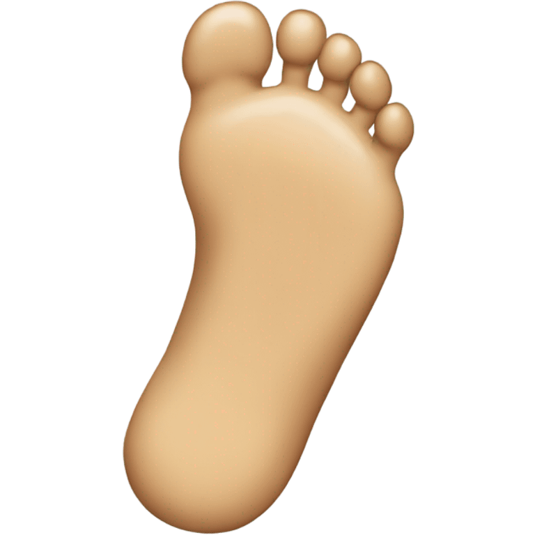 Hairy foot emoji