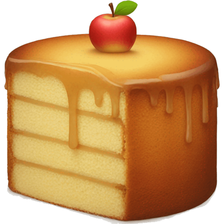 apple cake emoji