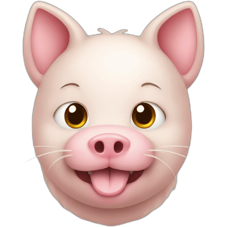 cat pig emoji