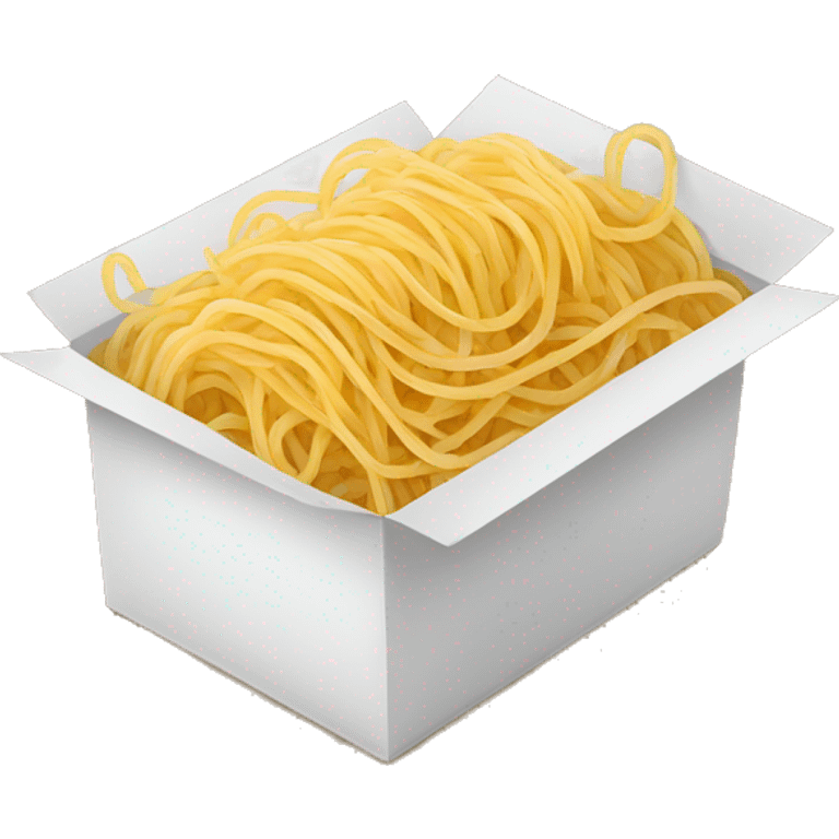 a box of dry spaghetti emoji