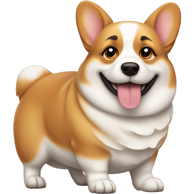 Fat corgi emoji