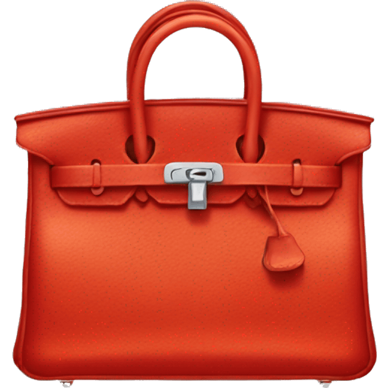 red hermes birkin bag emoji emoji