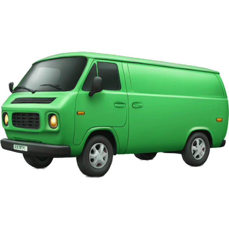 Green van emoji