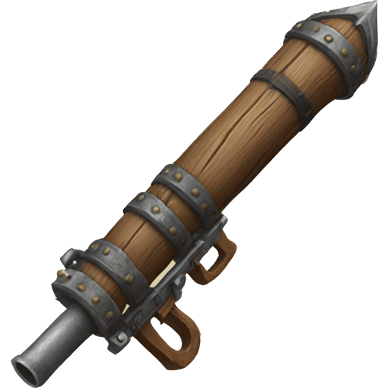 canon weapon from pirate boat emoji