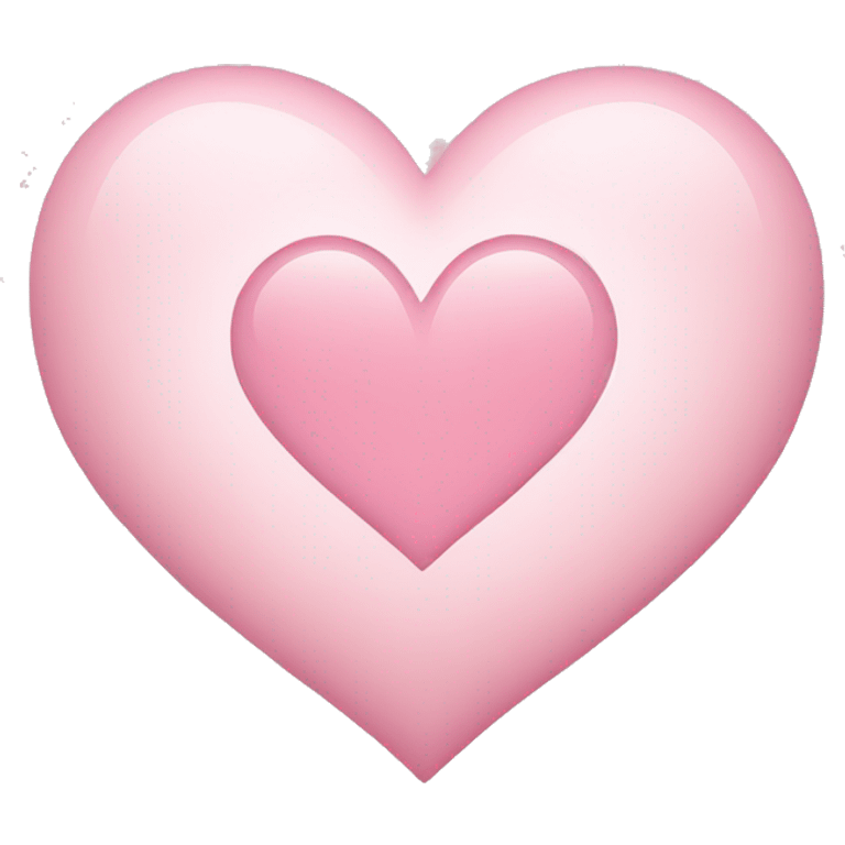 Light pink heart emoji