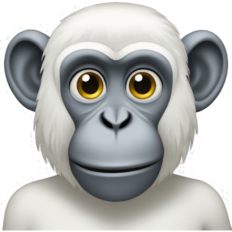 White monkey emoji