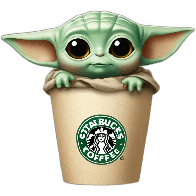 baby yoda starbucks emoji