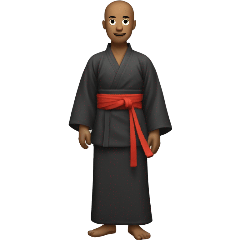 Kung fu trainer in kimono emoji