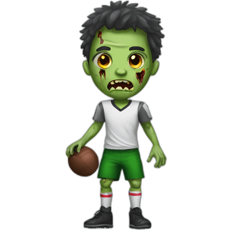 Zombie footballeur emoji