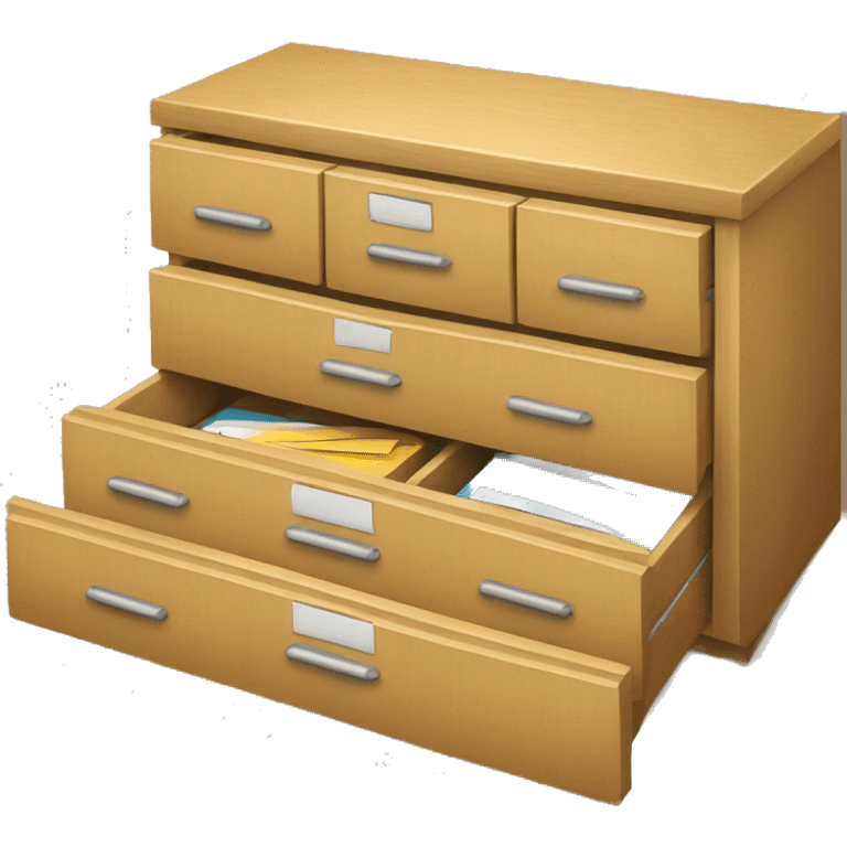 drawer with files in it emoji