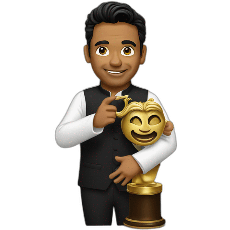 Arrahman with oscar emoji