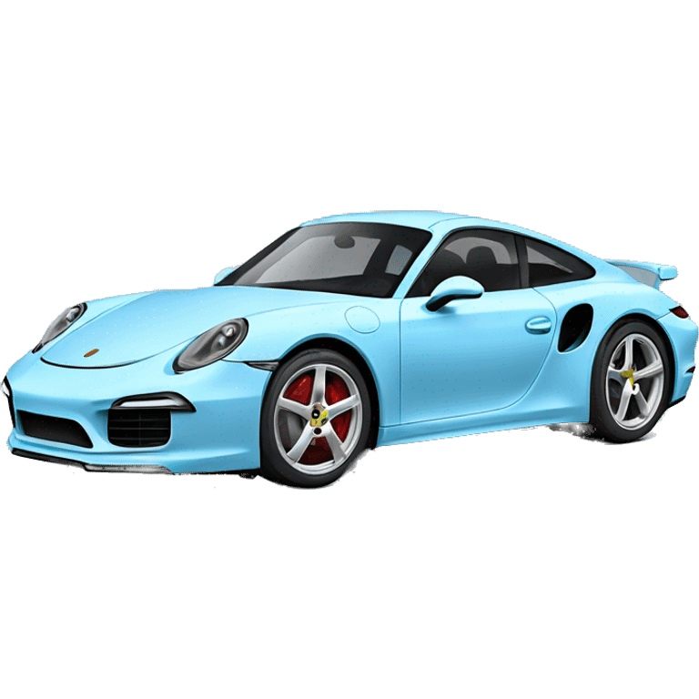 Light blue Porsche ￼ emoji