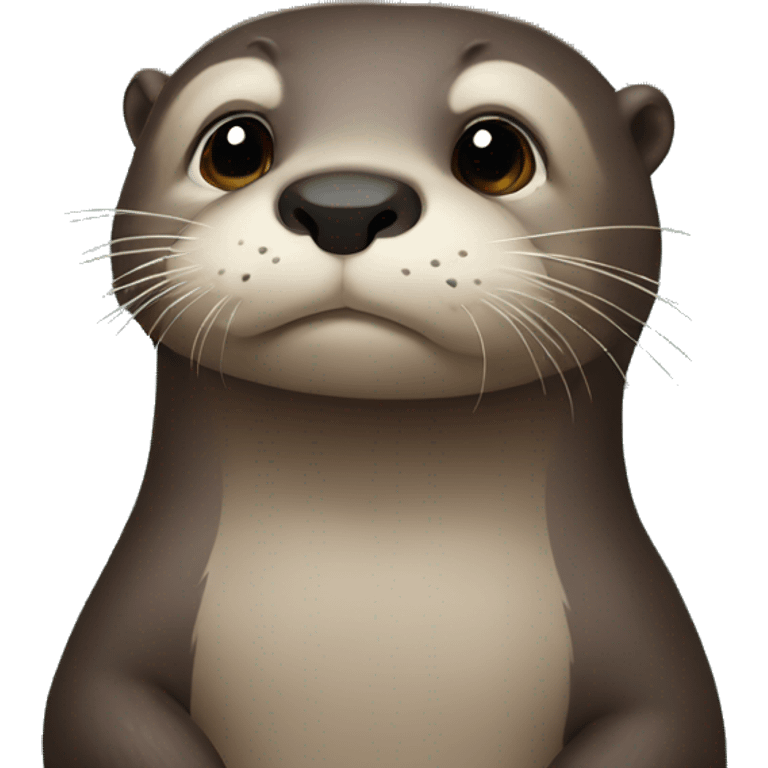 otter sad emoji