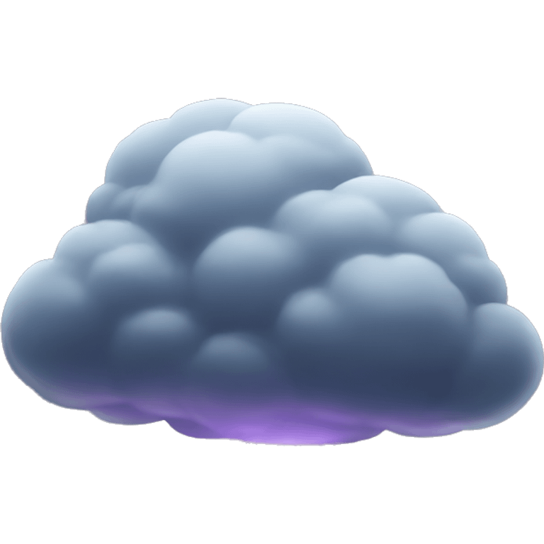 Thunderstorm emoji