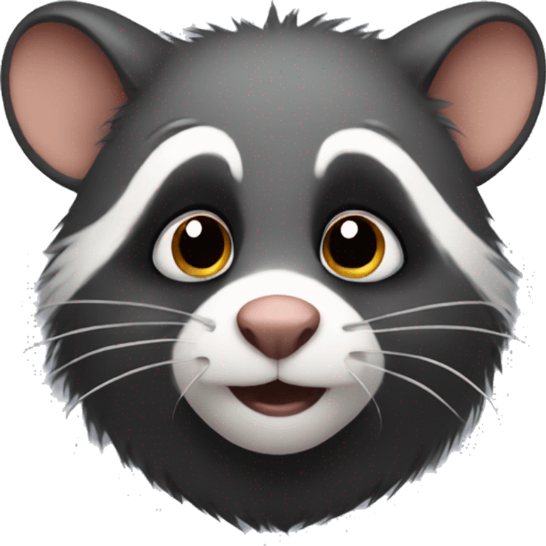 mix of rat and racoon emoji