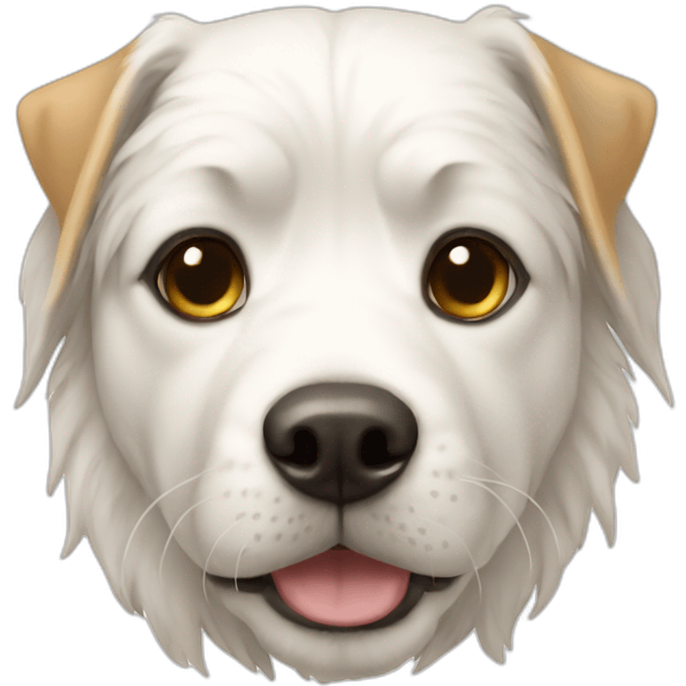 Chien blanc emoji