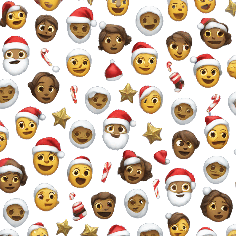 cute christmas emojis emoji