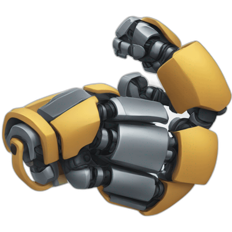 a robotic biceps emoji