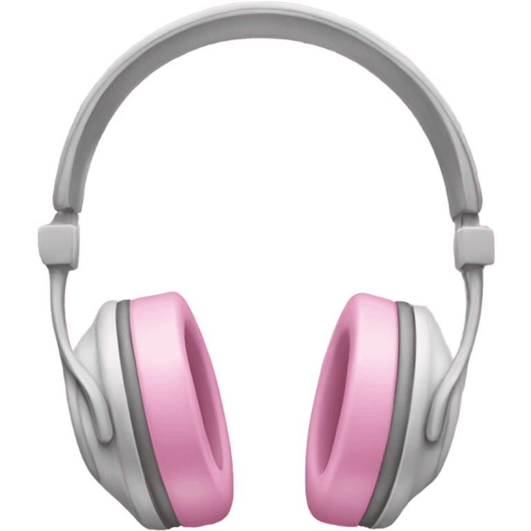 light pink headphones emoji