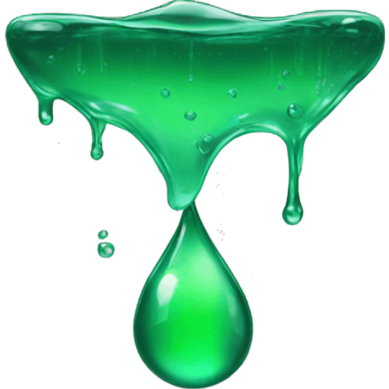 Green  Water Drip emoji