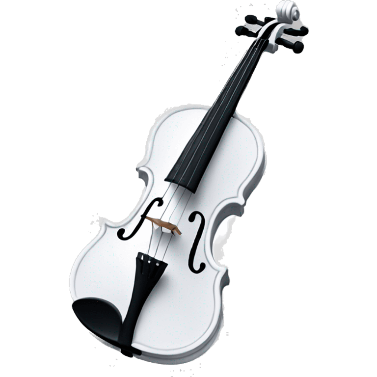 White violin emoji