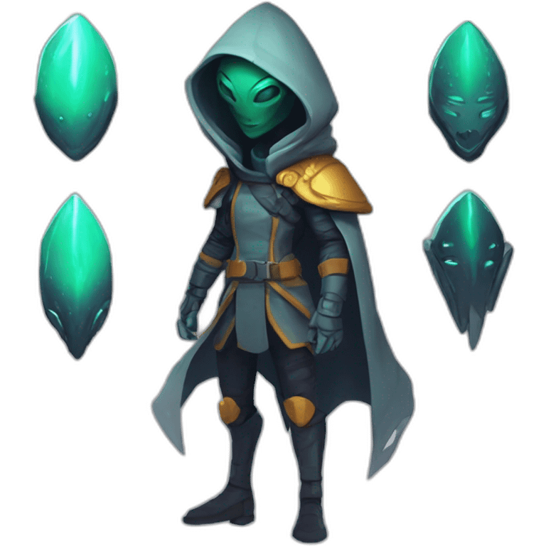 alien Rogue futuristic roguelike rpg style inspired by slay the spire emoji