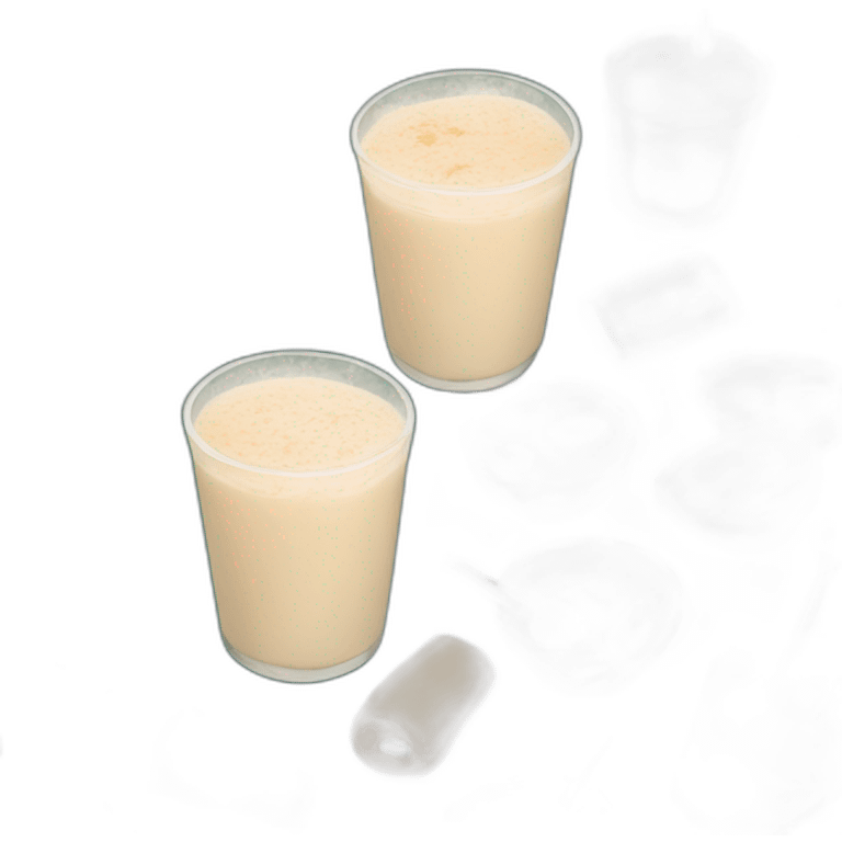 Horchata con fartons emoji