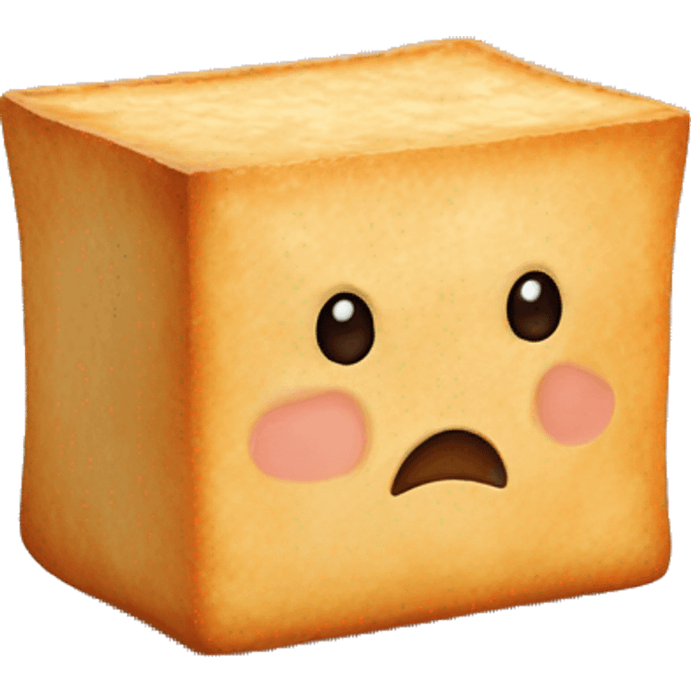 Fried tofu emoji