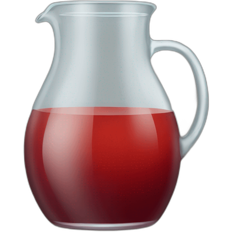 glass jug of red juice emoji